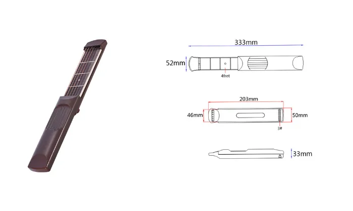 Portable Pocket Acoustic Guitar