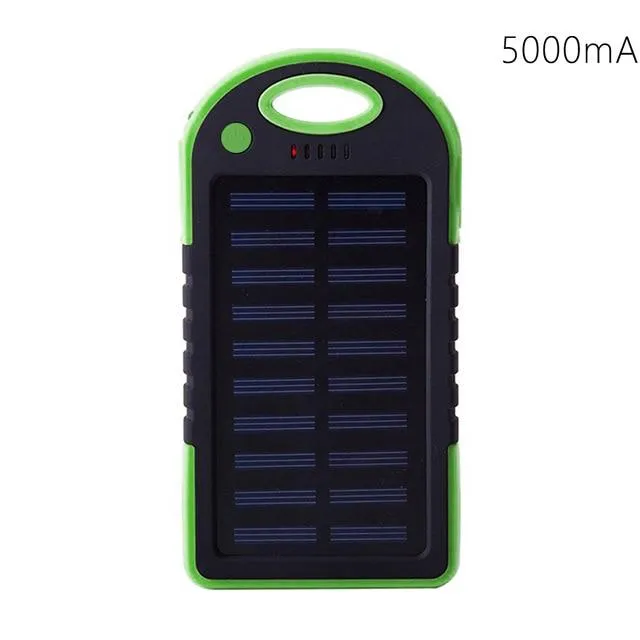 Portable Solar Powered Cell Phone Battery Charger