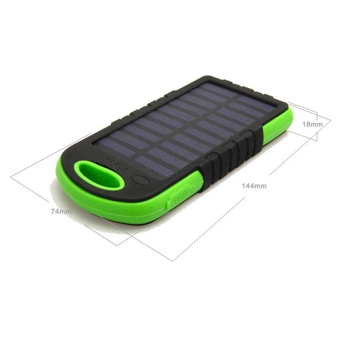 Portable Solar Powered Cell Phone Battery Charger