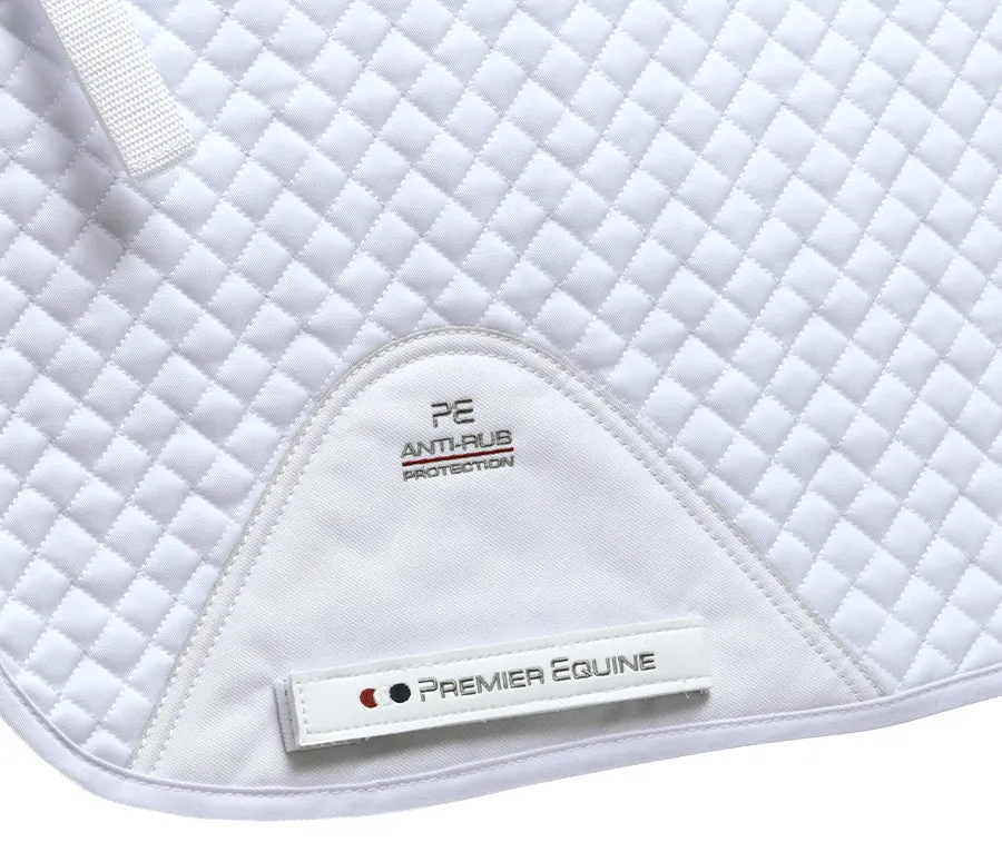 Premier Equine Cotton Saddle Pad - Dressage Square (available in full and pony size)