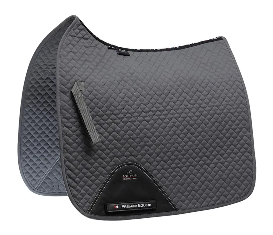 Premier Equine Cotton Saddle Pad - Dressage Square (available in full and pony size)