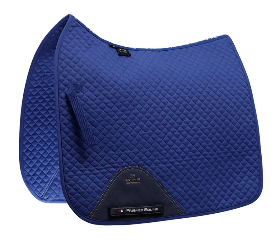 Premier Equine Cotton Saddle Pad - Dressage Square (available in full and pony size)