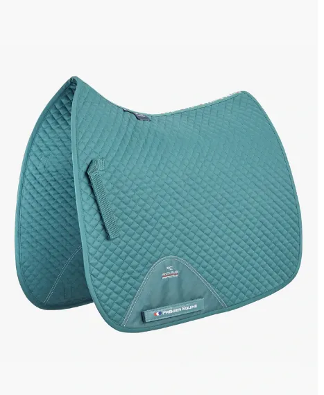 Premier Equine Cotton Saddle Pad - Dressage Square (available in full and pony size)