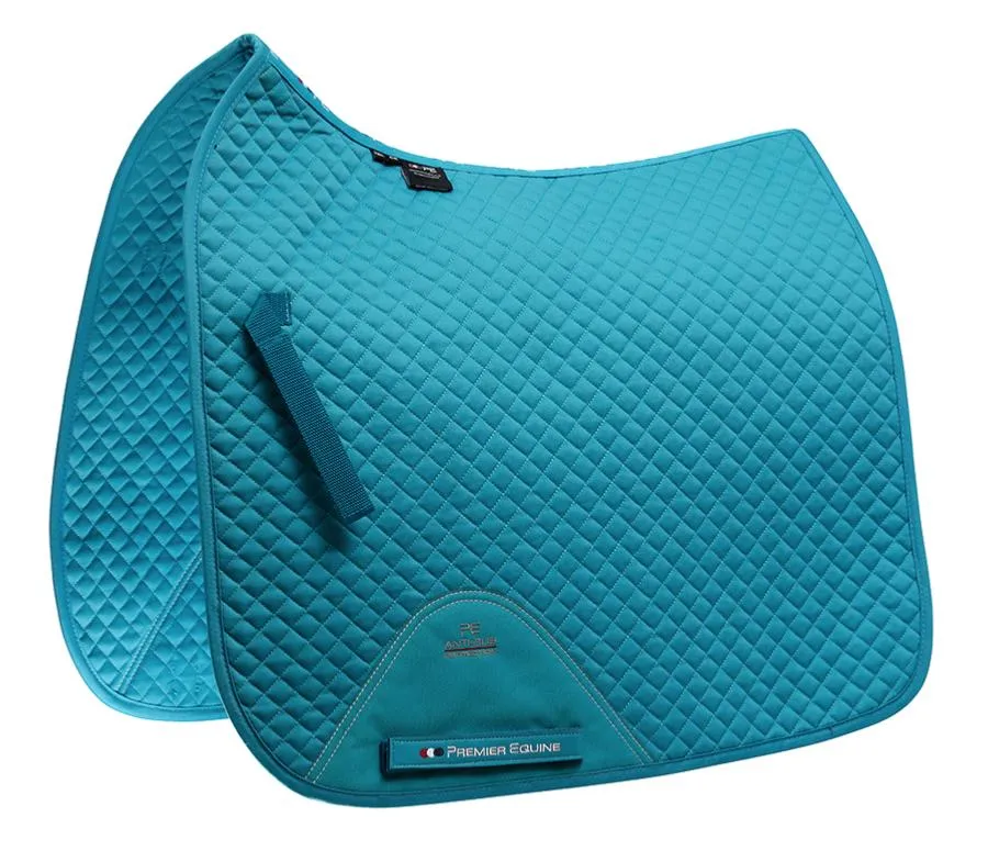 Premier Equine Cotton Saddle Pad - Dressage Square (available in full and pony size)