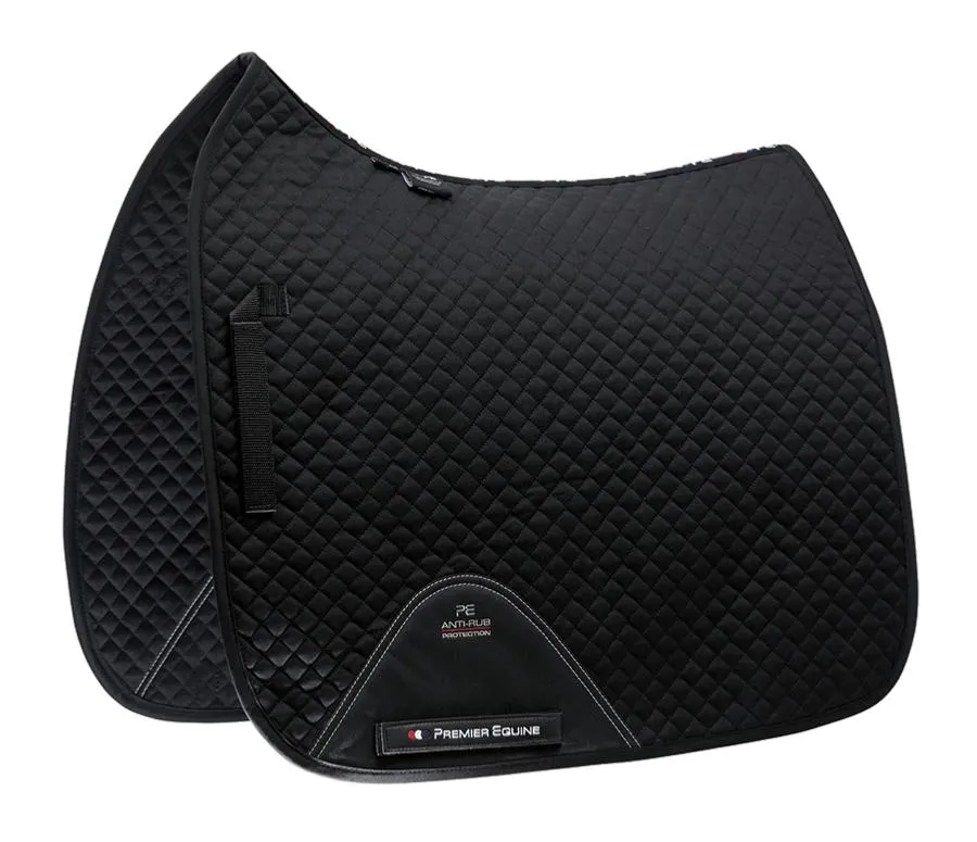 Premier Equine Cotton Saddle Pad - Dressage Square (available in full and pony size)