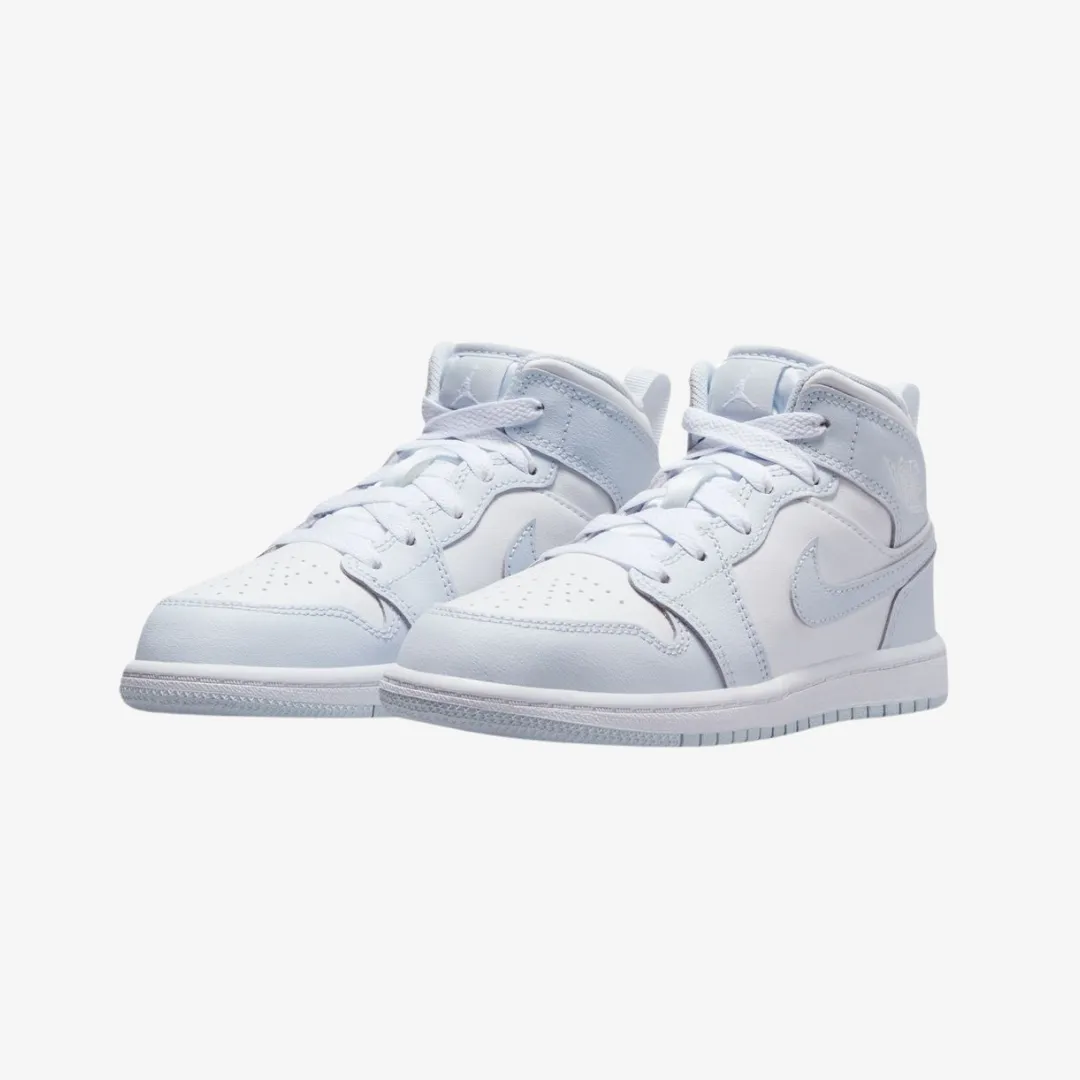 preschool jordan 1 mid (cobalt bliss/white)