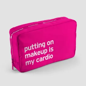 Putting on makeup is my cardio - Packing Bag