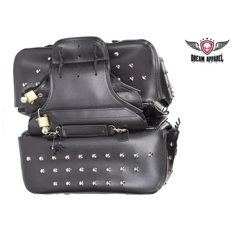 PVC Motorcycle Saddlebag With Lock