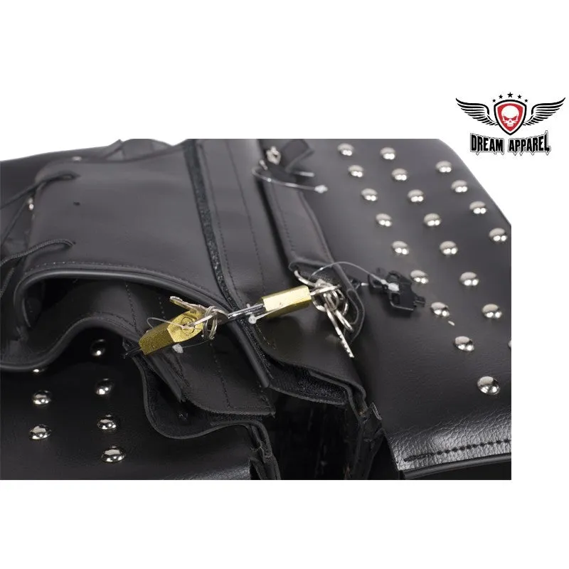 PVC Motorcycle Saddlebag With Lock