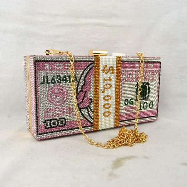 "Chrystol" Jeweled Money Purse