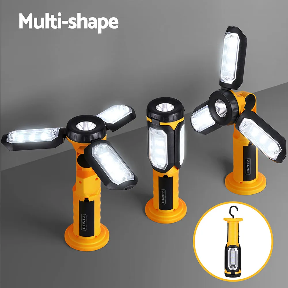 Rechargeable LED Work Light 4 Modes USB, Magnetic Giantz