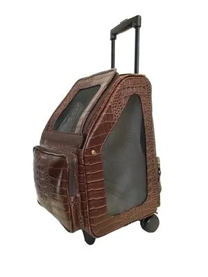 Rio Bag On Wheels Carrier Bag - Brown Croco