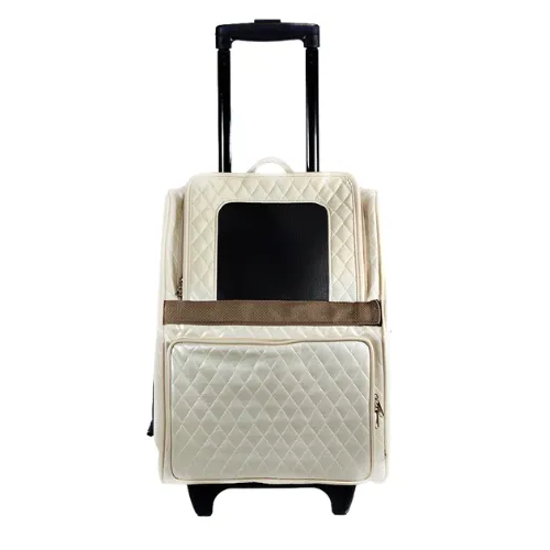 Rio Roller Bag — Ivory Quilted