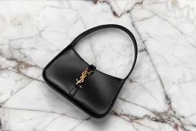 Saint Laurent Le 5 A 7 Mini Smooth Leather Hobo Bag