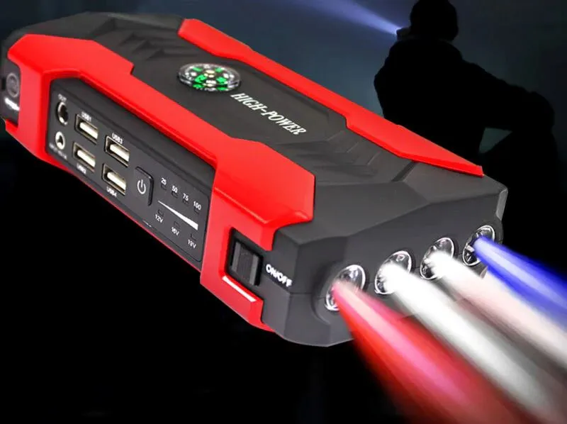 SMAXPro™ Car Jump Starter: 99800mAh Power Bank, Booster, Battery Charger