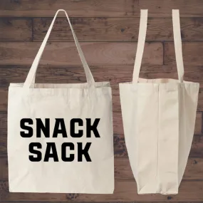 Snack Sack Canvas Tote