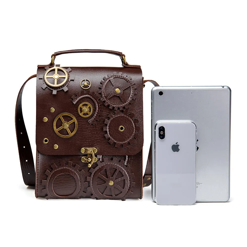 Steampunk Shoulder Square Messenger Bag