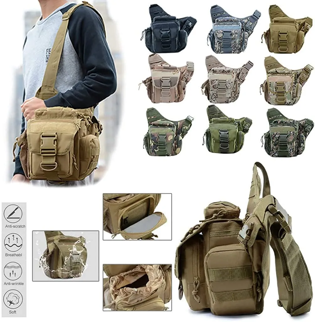 Tactical Military Outdoor Sports Camera Messenger Bag