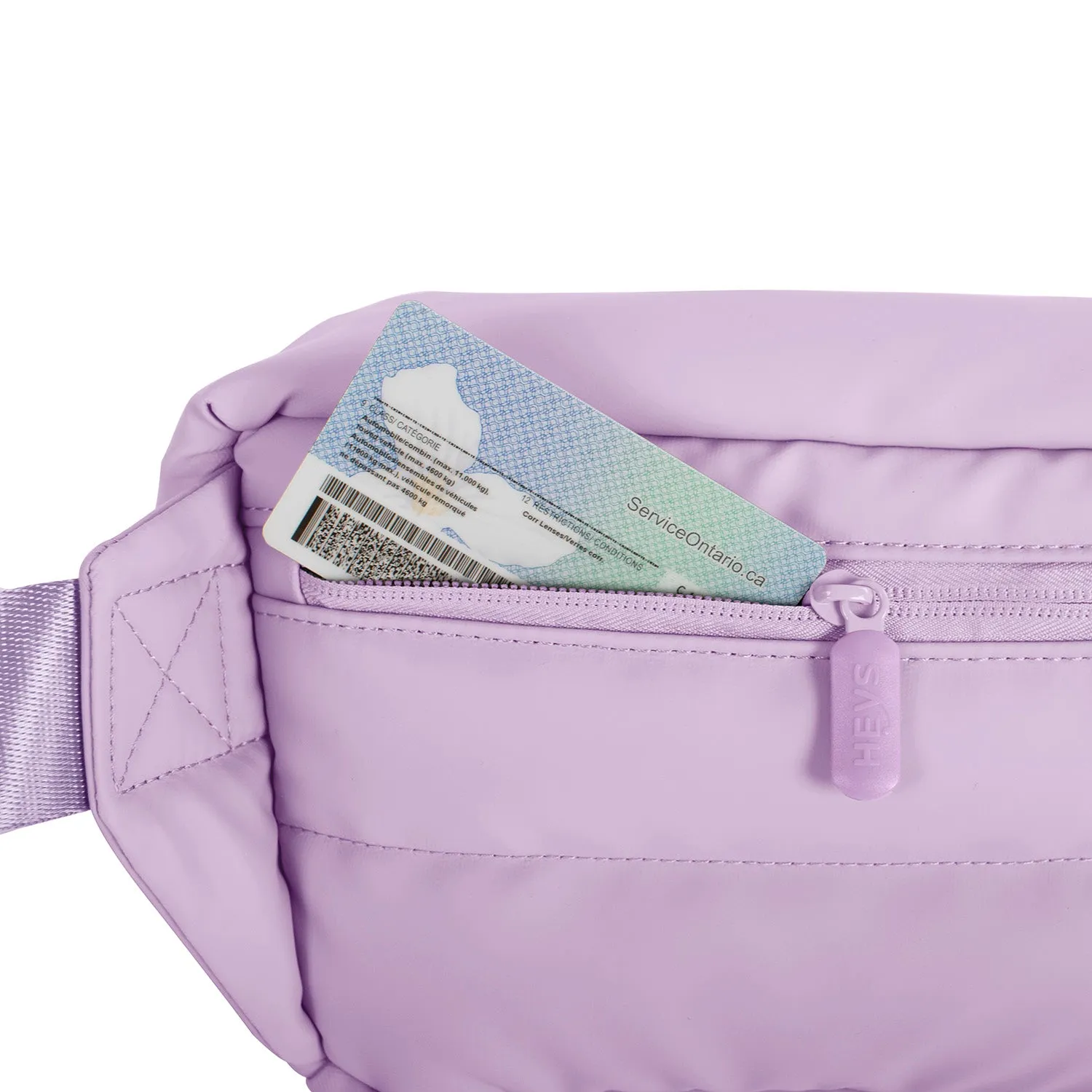 The Puffer Waist Bag - Lavender