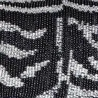 TOMMY BEADED BAG | BLACK WHITE