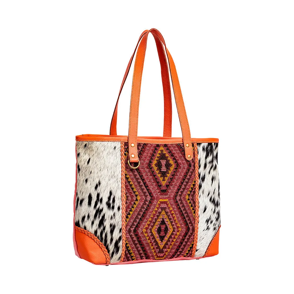 Tonga Ridge Tote Bag In Orange