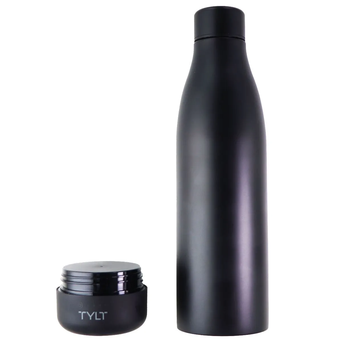 TYLT All-In-One Water Bottle and Portable Power Bank (5700mAh) - Black