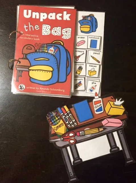 Unpack the Bag Lift a Flap Book (Print & Make Book)