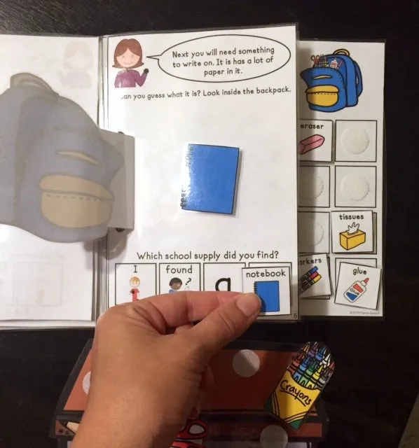 Unpack the Bag Lift a Flap Book (Print & Make Book)