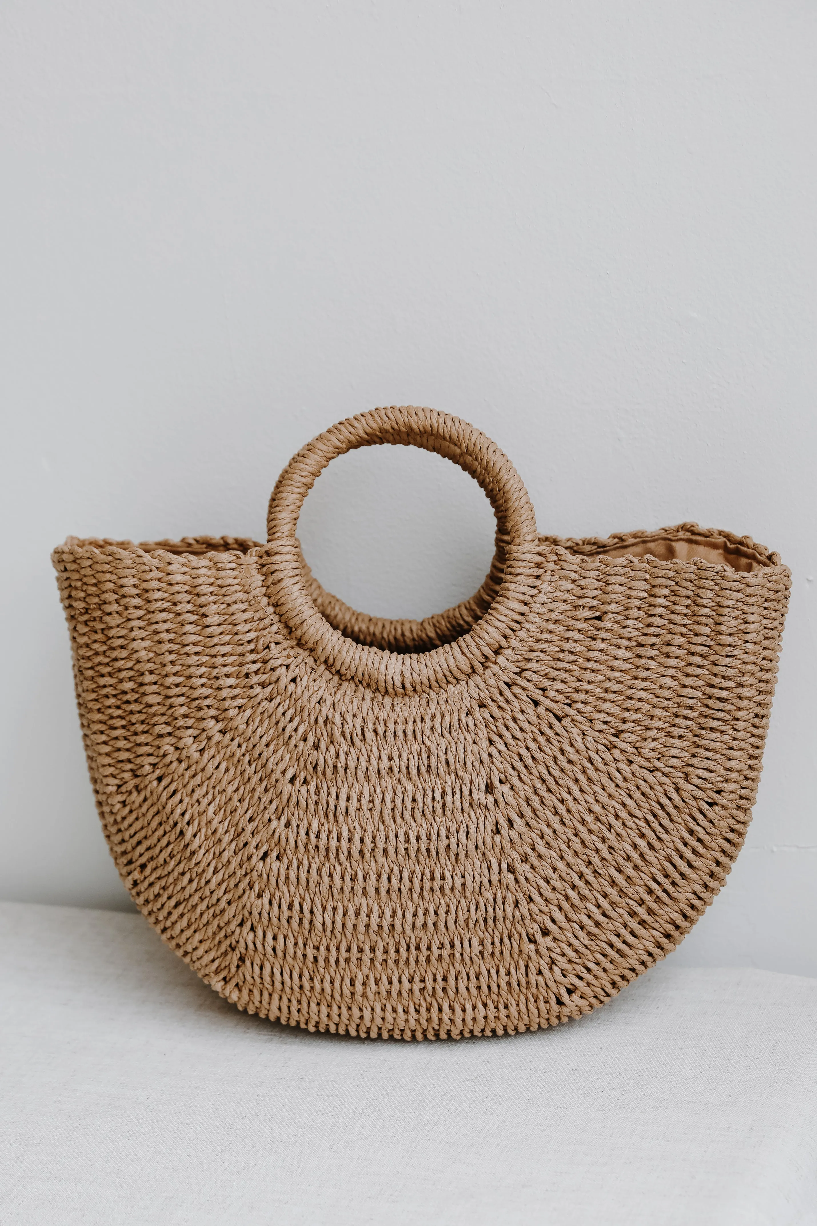 Vacay Bound Straw Handbag