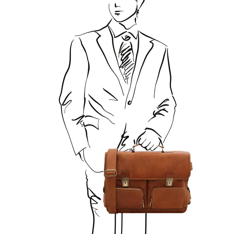 Ventimiglia Italian Leather Briefcase