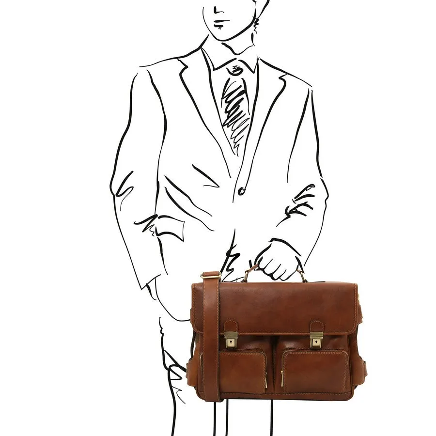 Ventimiglia Italian Leather Briefcase