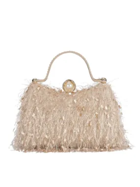 Vintage Tassel Evening Handle Bag