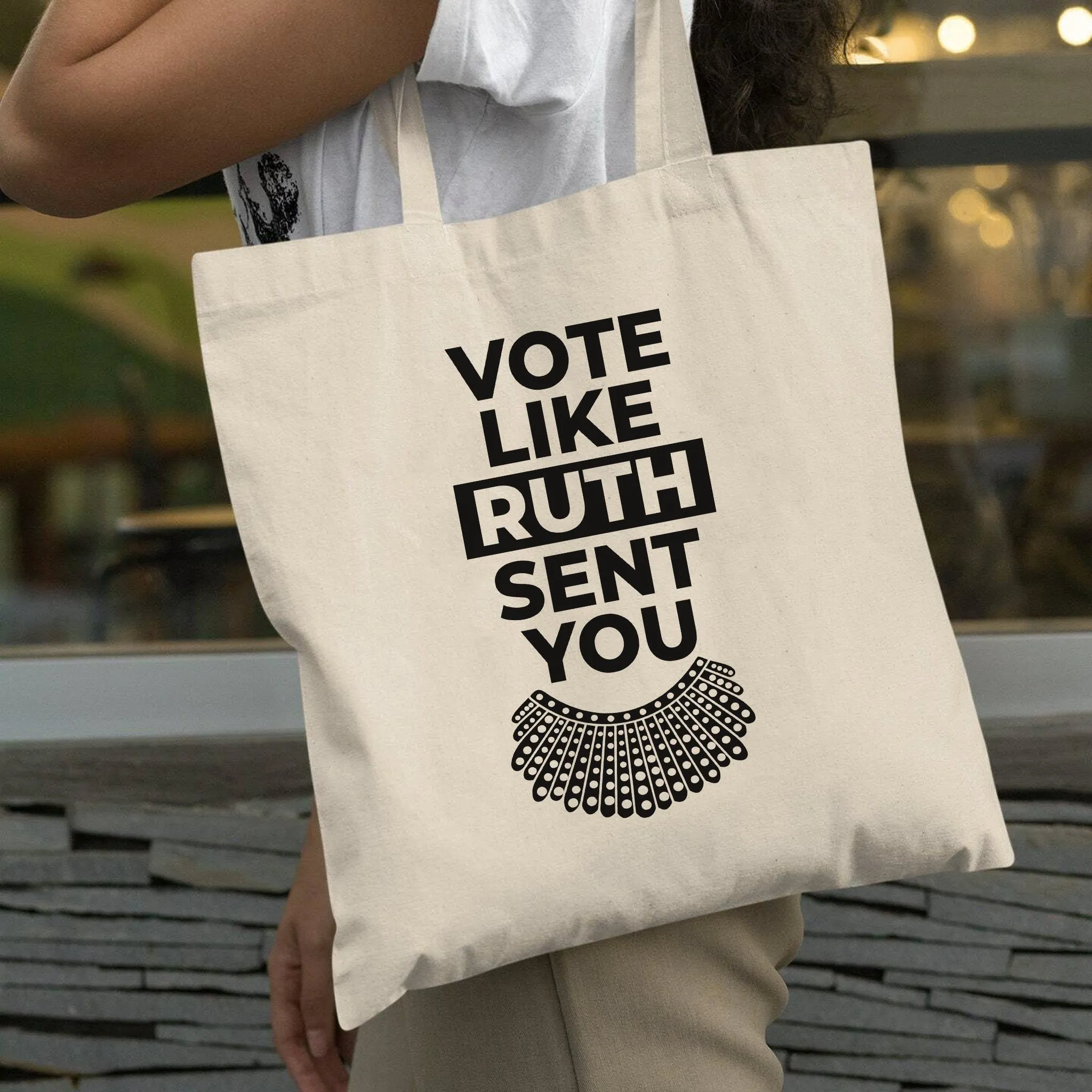 Vote Like Ruth Sent You Tote Bag TBW395