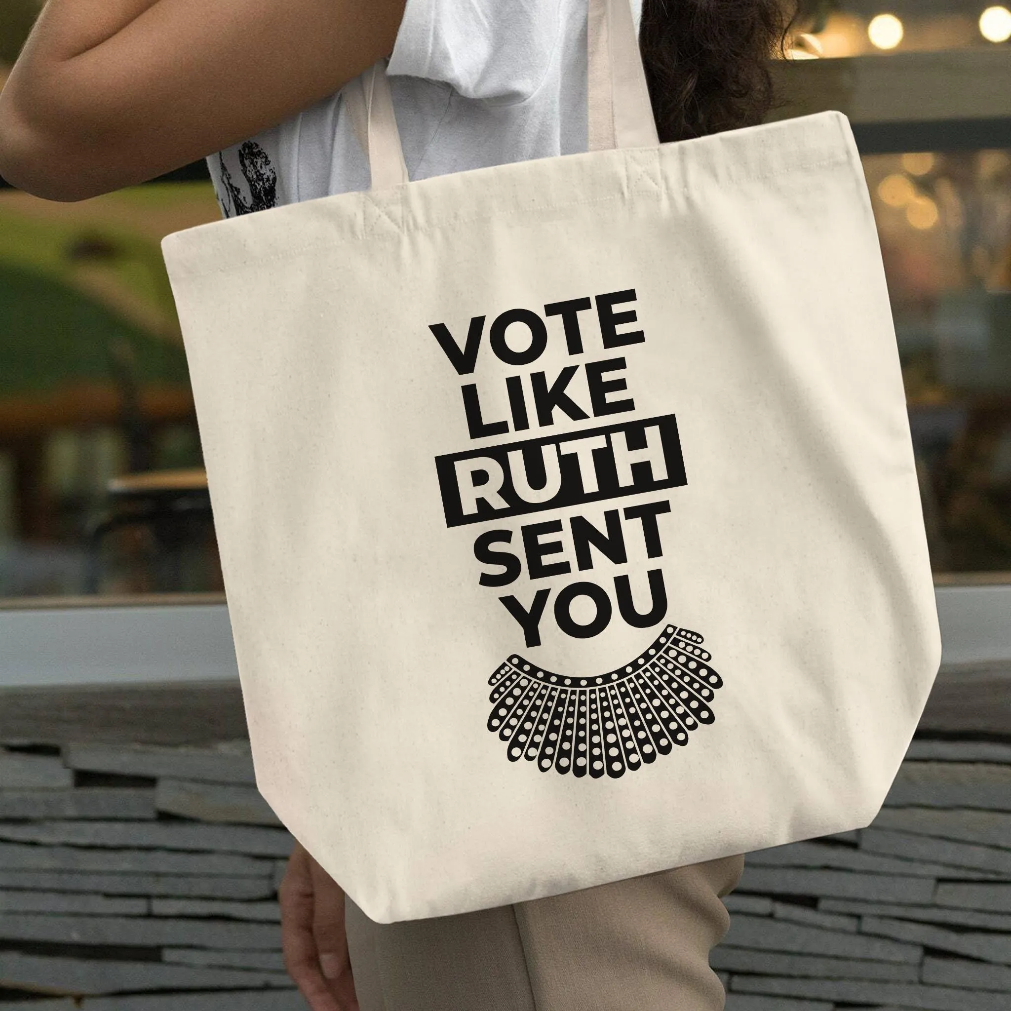 Vote Like Ruth Sent You Tote Bag TBW395