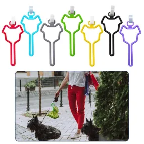 Waste Bag Dispenser for Dog Waste Carrier Pet Supply Accessories Dog Cat Leash Dispenser Clean Tools Hands Free Poop Bag Holder