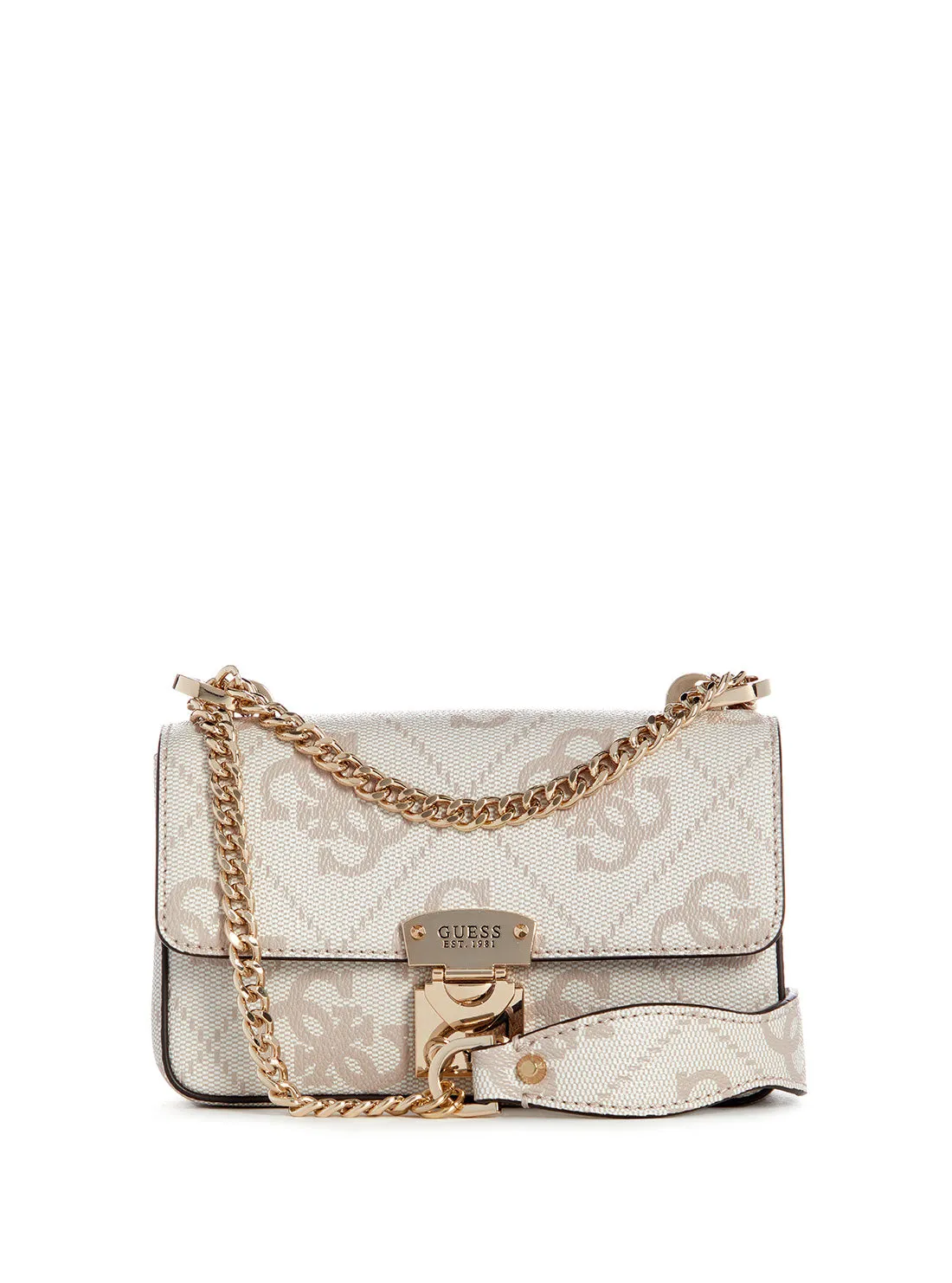 White Logo Eliette Mini Crossbody Bag