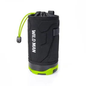 WILD MAN R1 1L Mountain Bike Water Bottle Bag Scooter Handlebar Tool Kit, Color: Black Green