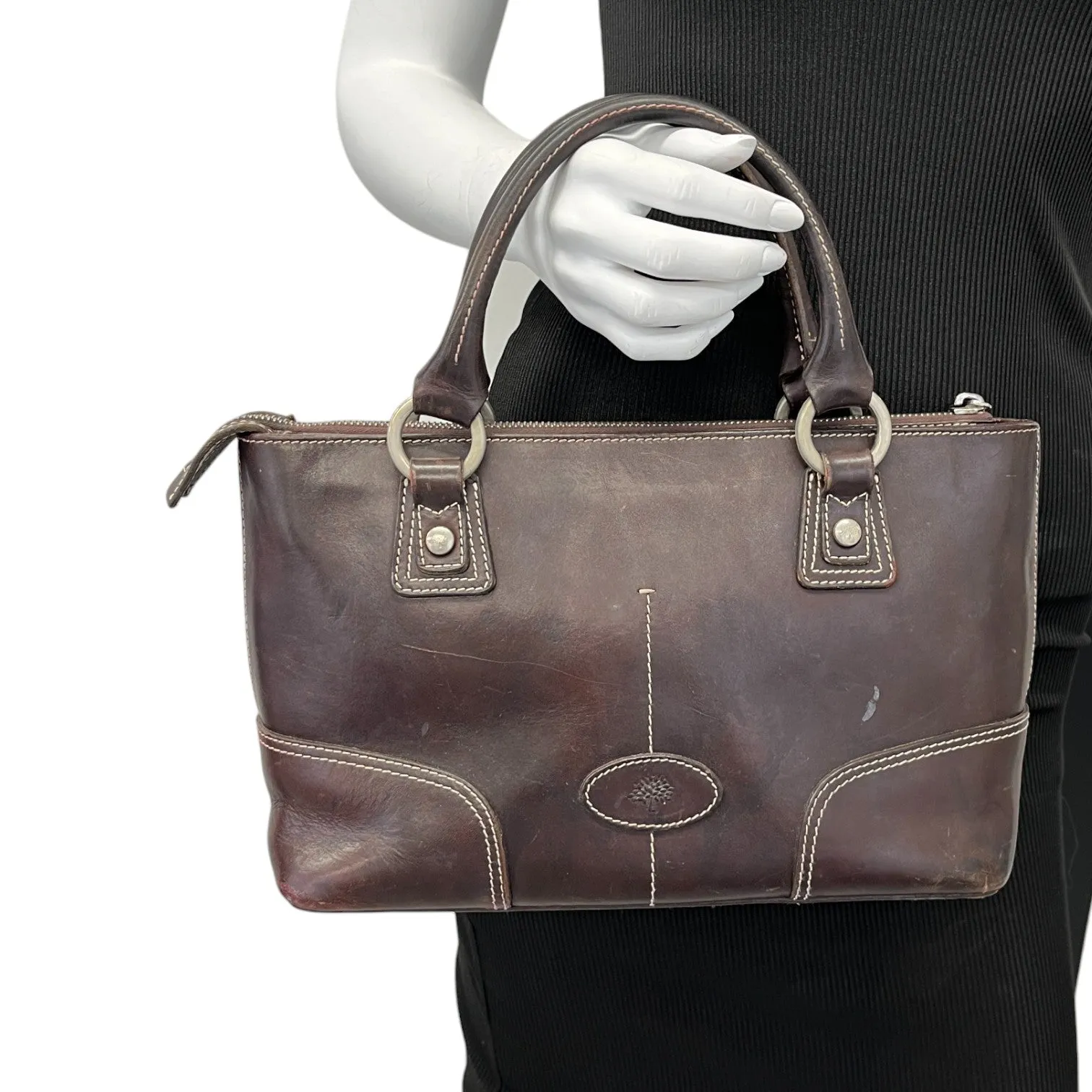 Women's Logo Handbag Brown