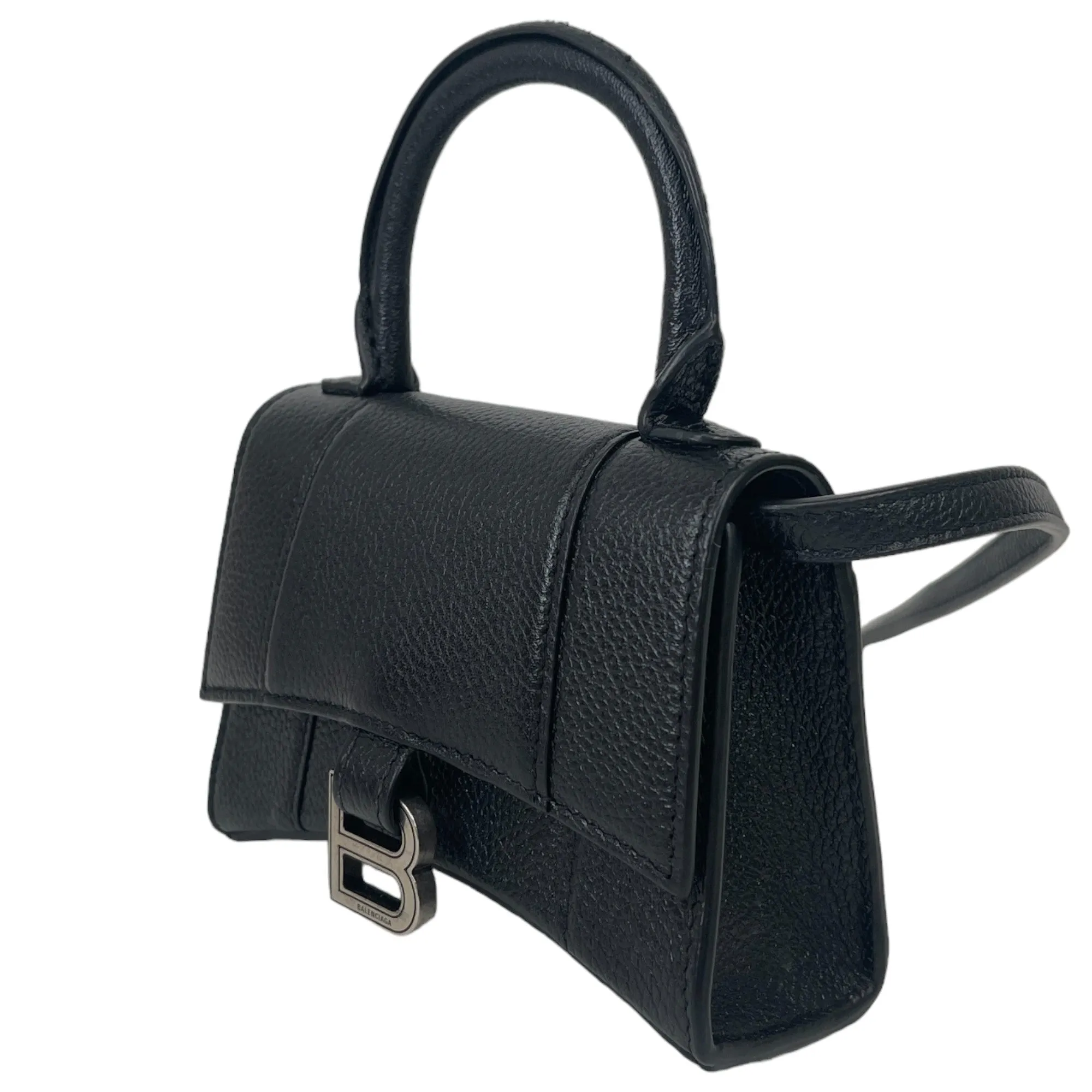 Women's Mini Hourglass Handbag Black