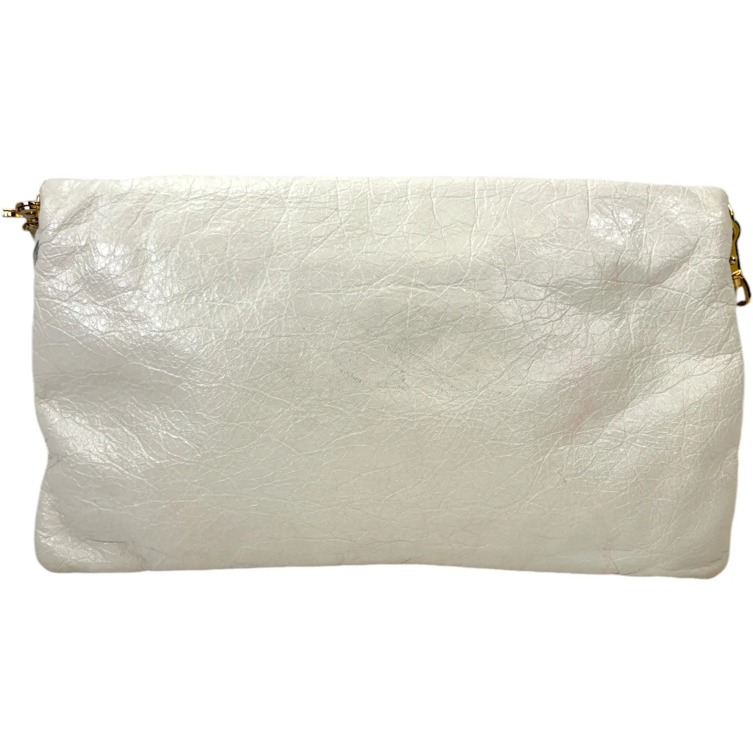 Women's Motocross Large City Envelope Handbag White