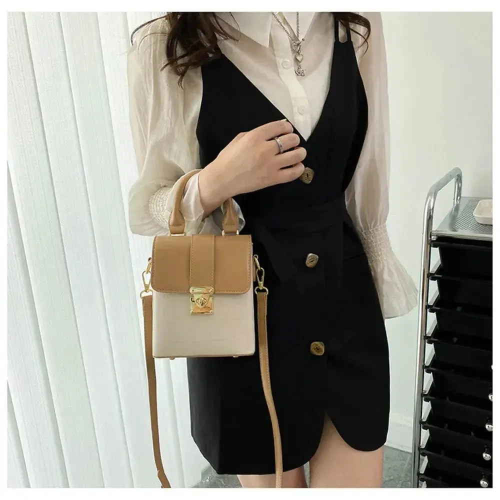 women's small handbag PU Shoulder Bag New Large Capacity Mixture Colour Small Handbag Stone Pattern Underarm Bag for Women