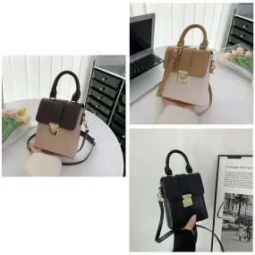 women's small handbag PU Shoulder Bag New Large Capacity Mixture Colour Small Handbag Stone Pattern Underarm Bag for Women